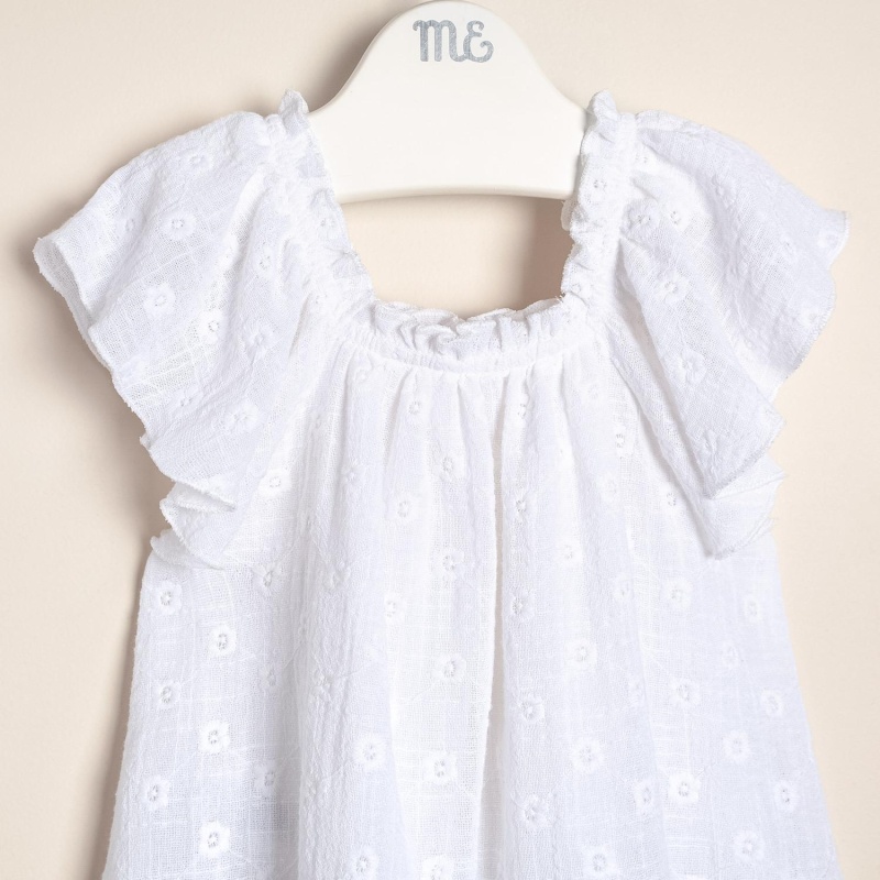 vestido de gasa bordada anat