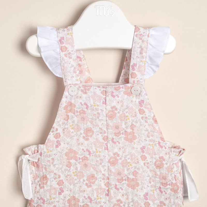 jardinero en gasa doble estampada liberty rose