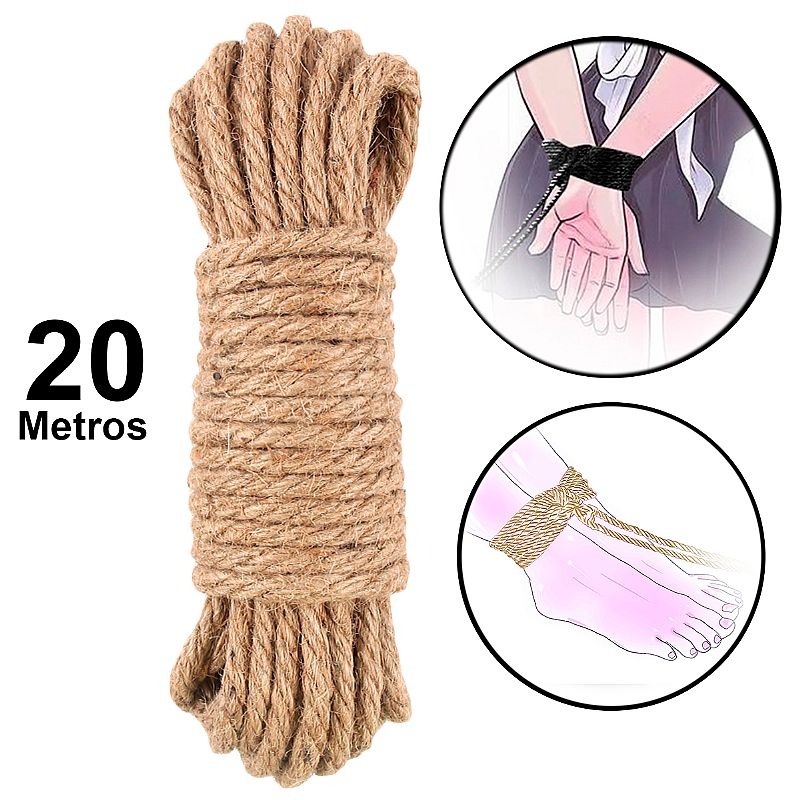 CUERDA SADO DE FIBRA NATURAL - 20 METROS - SI