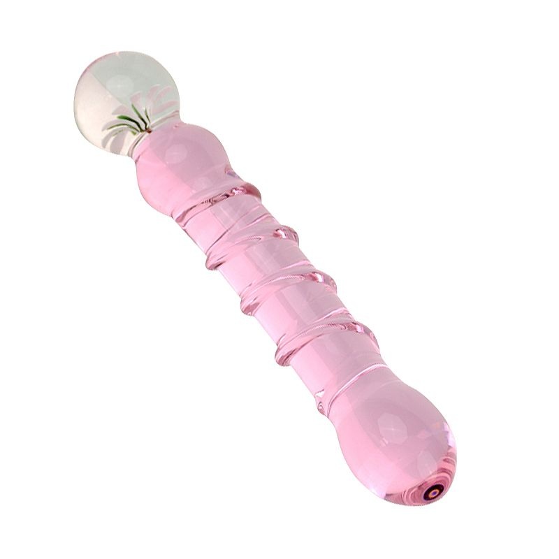 PLUG ANAL DE VIDRIO CON ESPIRAL 17X2,4CM - SI