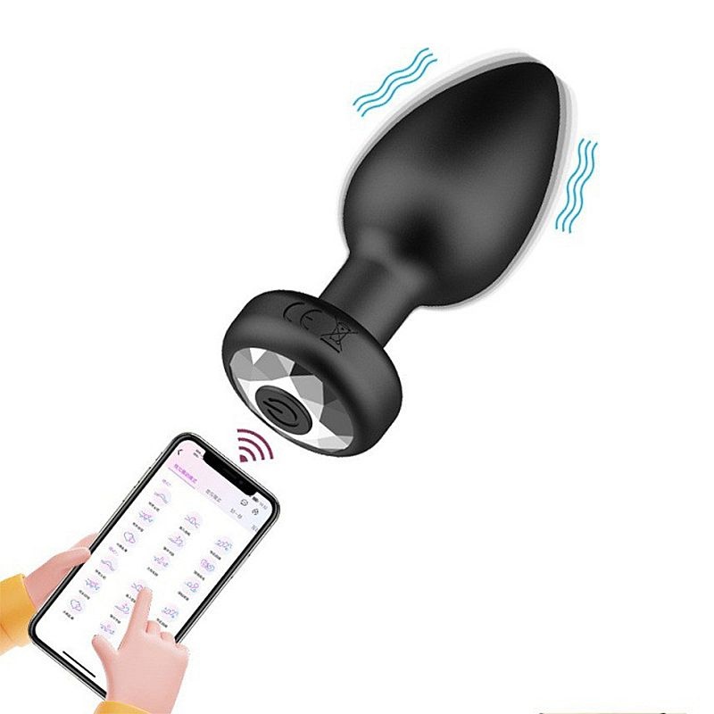 PLUG ANAL VIBRADOR CON APP - SI