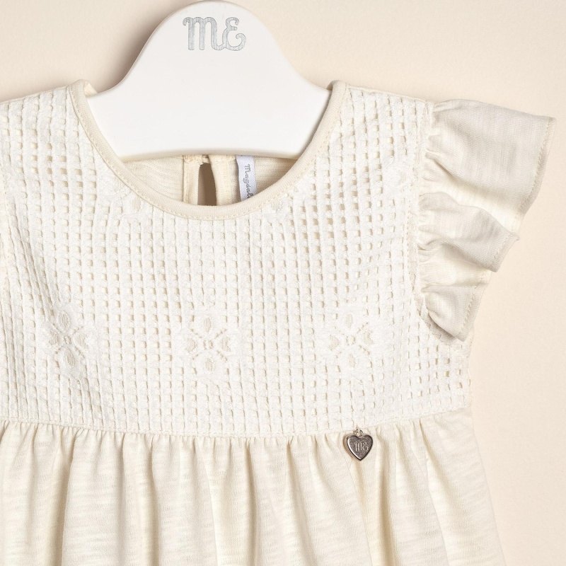 vestido en flame alover con flores jazmin