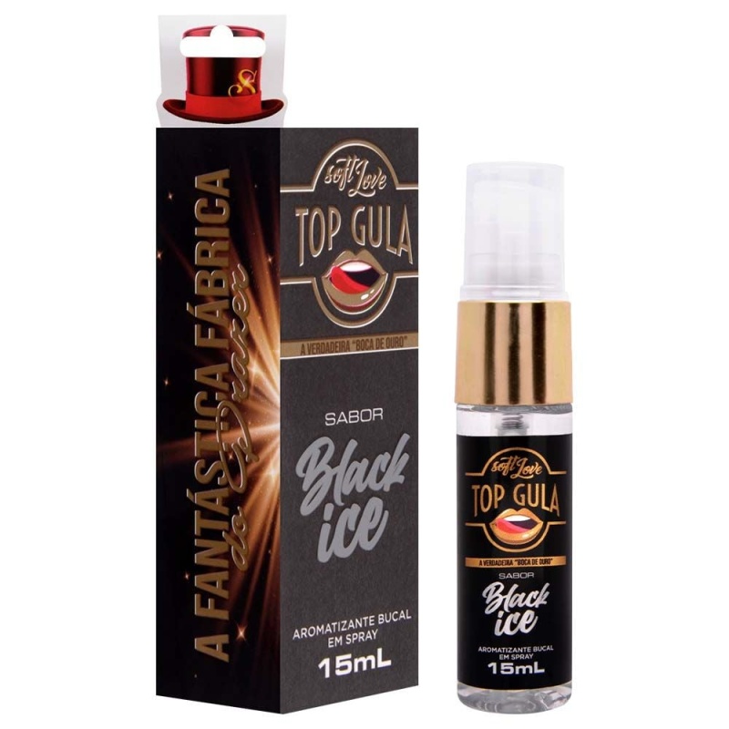 TOP GULA BLACK ICE - SPRAY PARA GARGANTA PROFUNDA