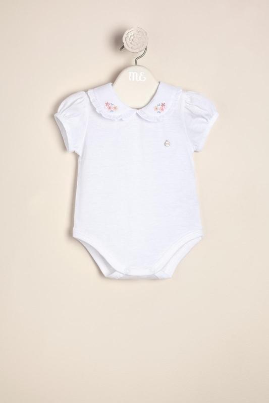 body de alg con cuello bordado y logo