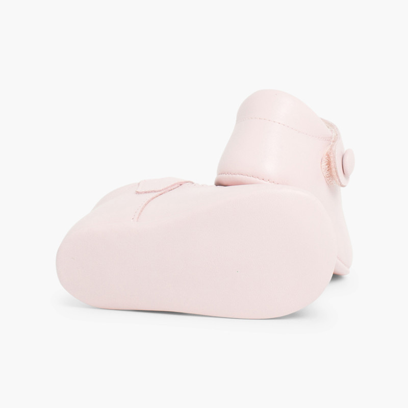 badanitas merceditas bebe velcro piel rosa
