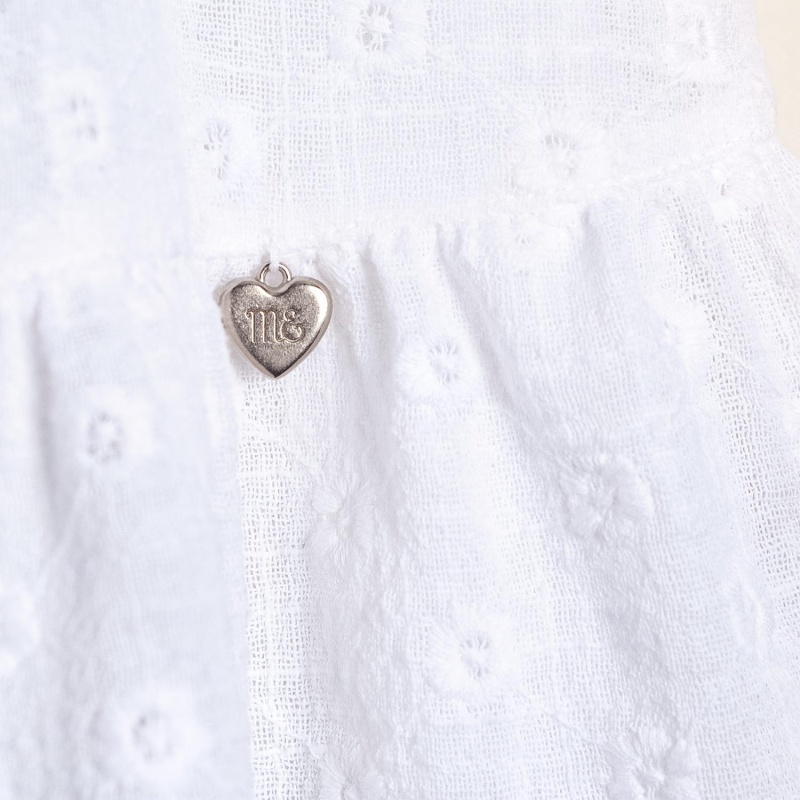 vestido de gasa bordada anat