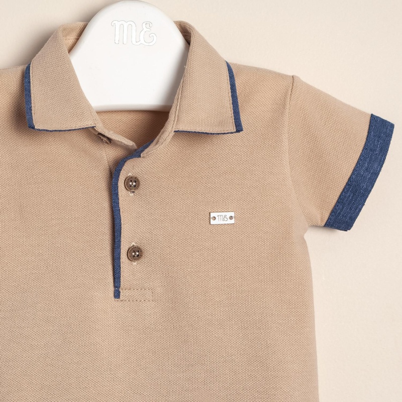 conjunto de remera con bermuda de lino martino