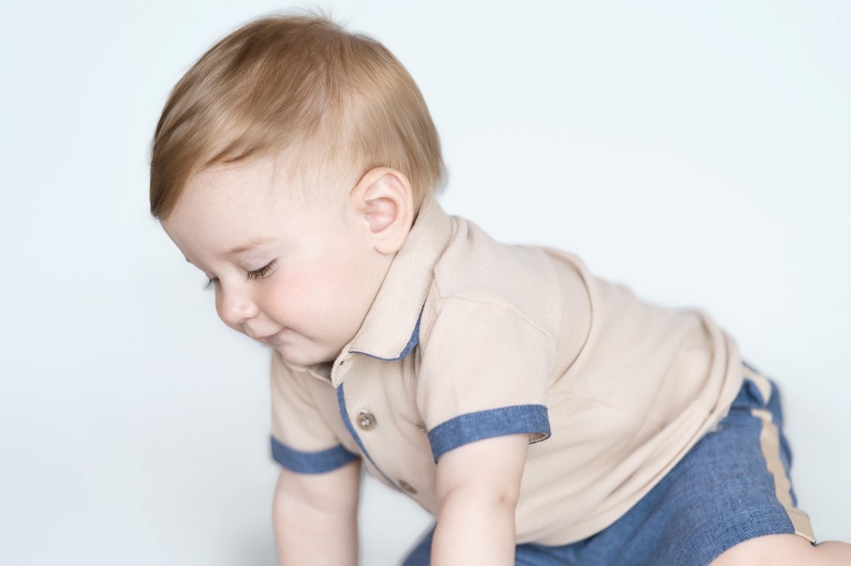 conjunto de remera con bermuda de lino martino