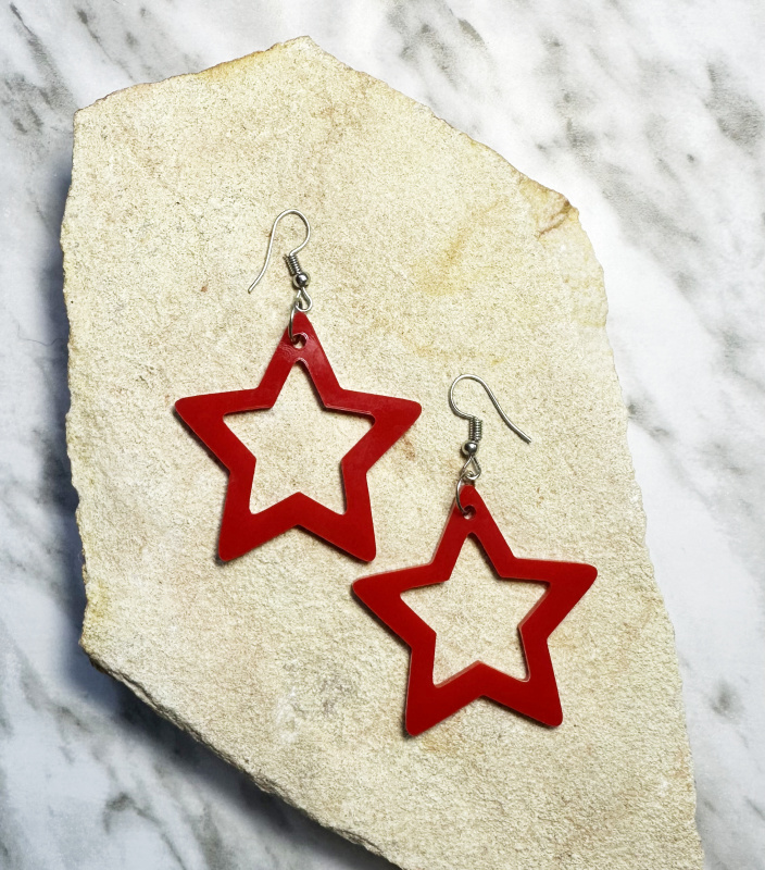 Aro Estrella Roja Solitaria