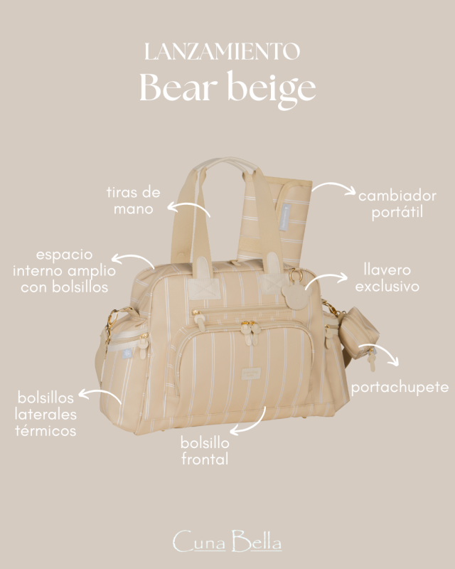 bolsa everyday bear beige