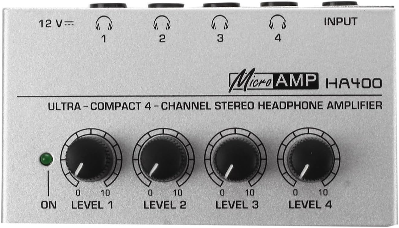 Amplificador de auricular Micro AMP HA 400 gris