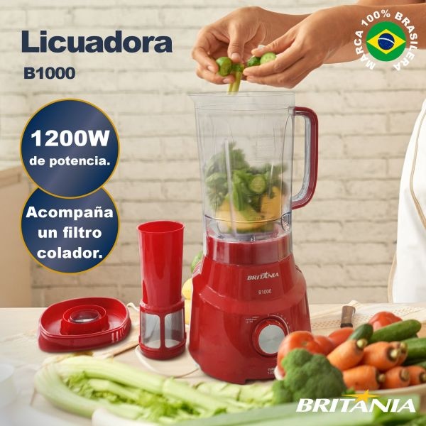 Licuadora Britania B1000 1200W 3L