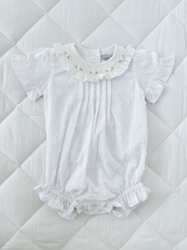 babucha mc cuello smock blanco