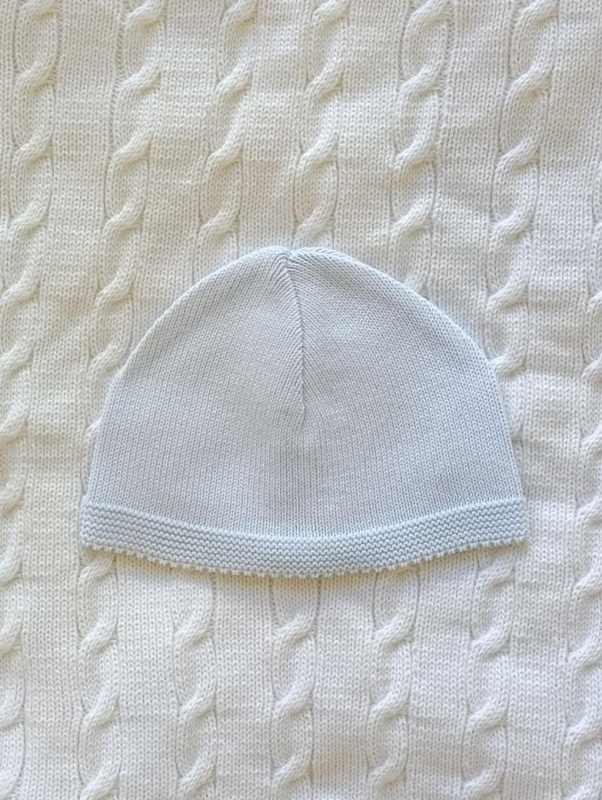 gorro de algodon tejido cel