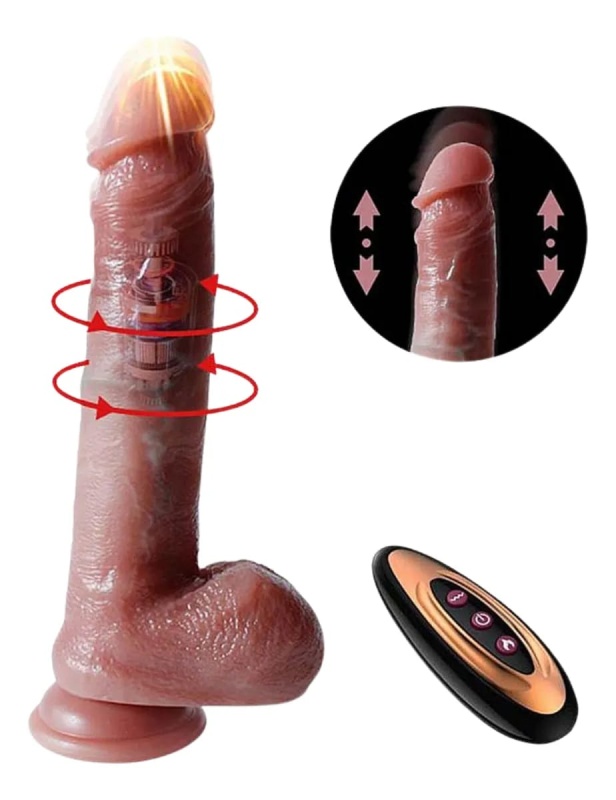 Pene realista sube y baja