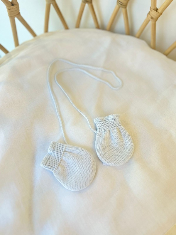 mitones de algodon tejido cel