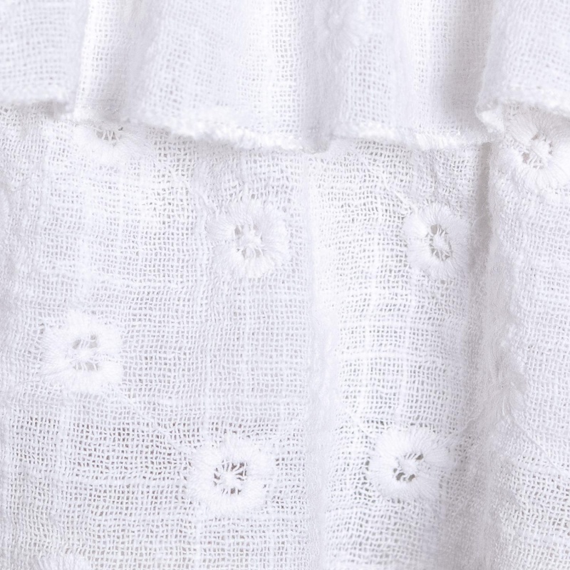 batita de gasa bord con volados anne bl