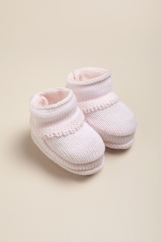 escarpines en algodón clásico rosa