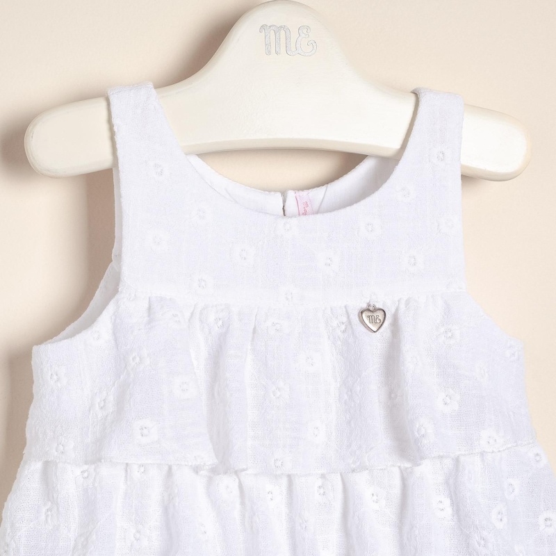 batita de gasa bord con volados anne bl