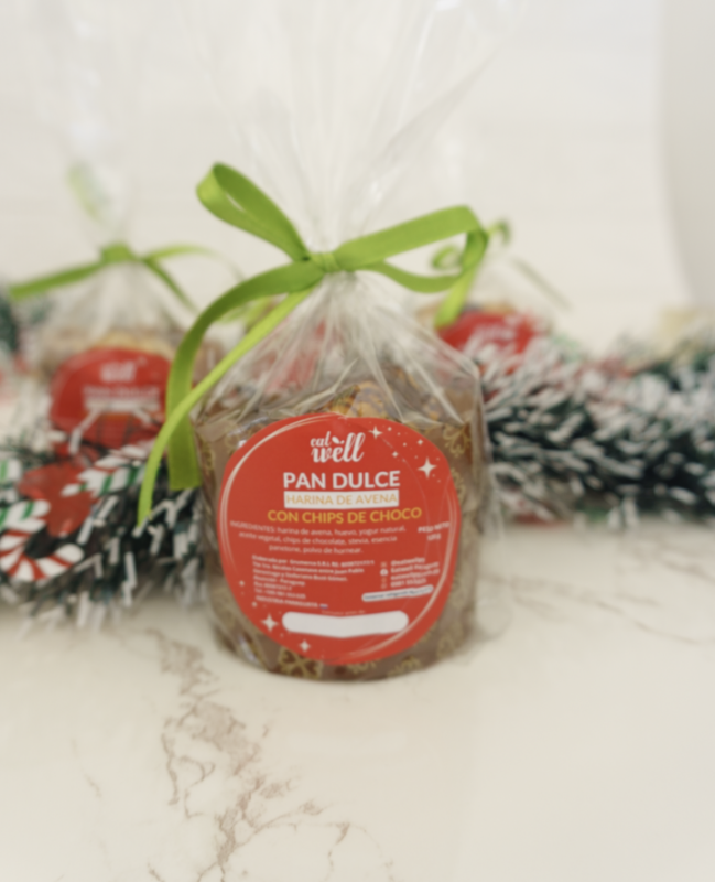 Pan dulce de avena sabor chips de choco 120gr
