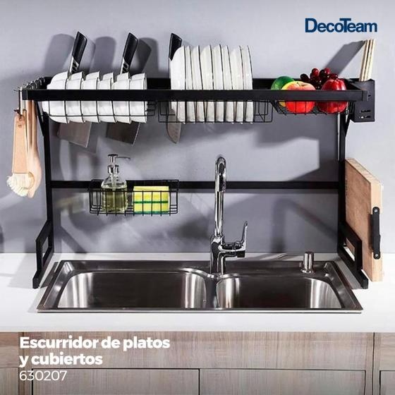 ESCURRIDOR DE PLATOS Y CUBIERTOS DECOTEAM DCE-007
