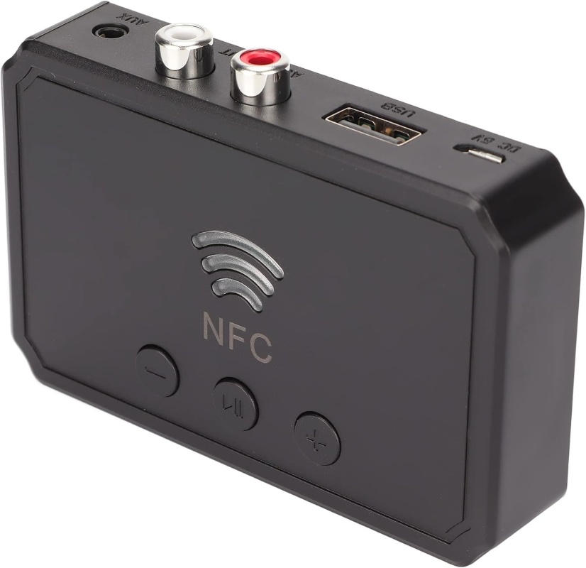 Adaptador receptor de audio Bluetooth 5.0 con lector de pendrive (AD-118)