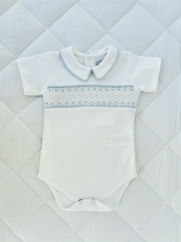 body niño smock celeste pima