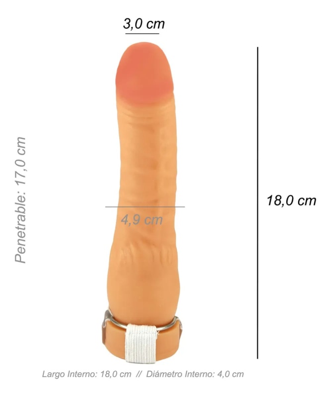 Prótesis banana grande