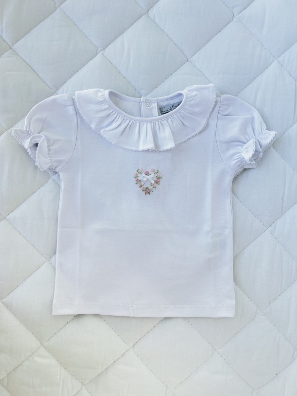 remera pima corazon rosa