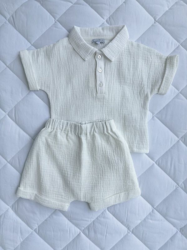 conjunto doble cotton crudo