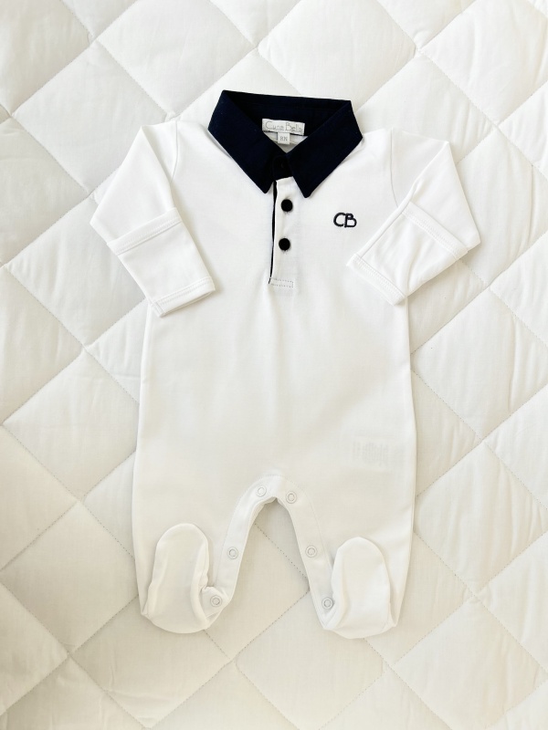 enterito camisa pima azul