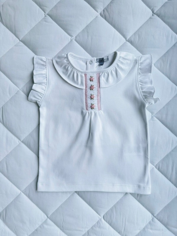 remera flores pima rosa