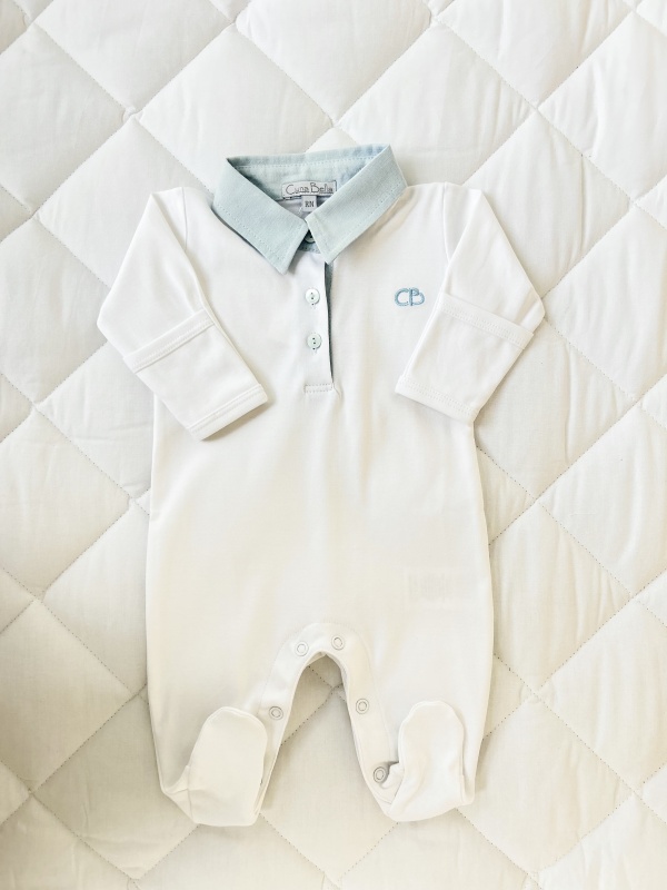 enterito camisa pima celeste