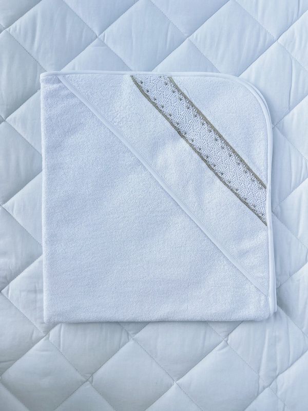 toalla smock niño beige pima