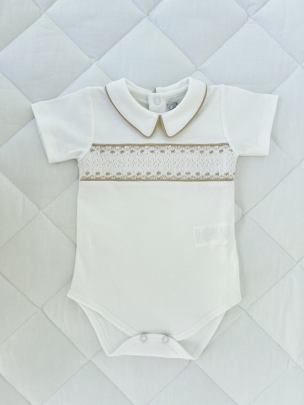body niño smock beige pima