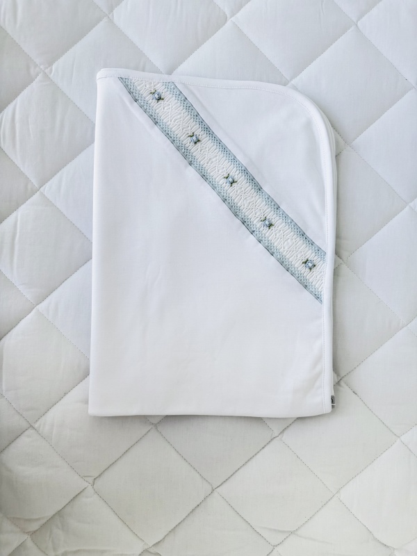 manta flores pima celeste