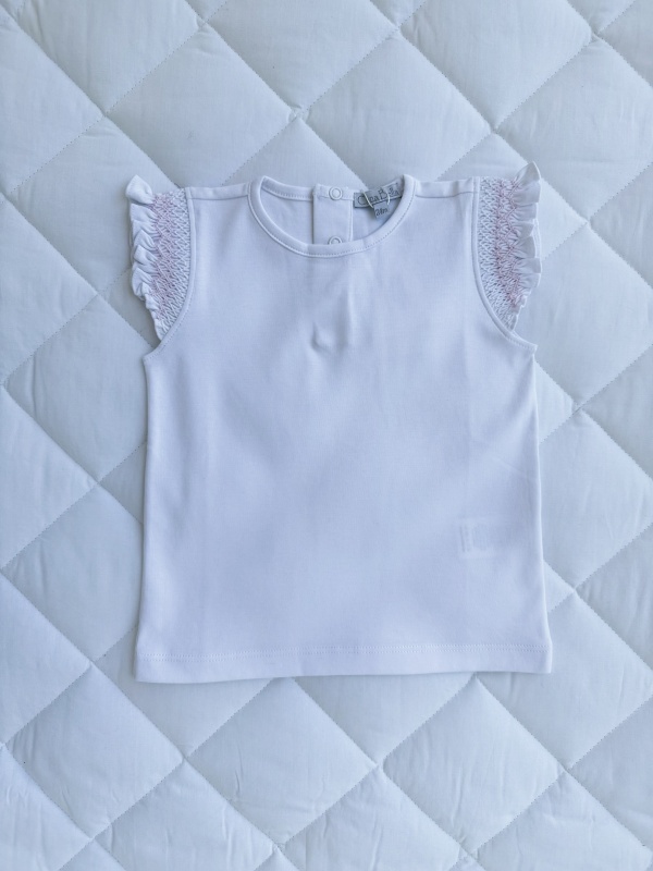 remera alitas smock rosa