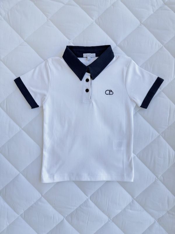 remera camisa pima azul