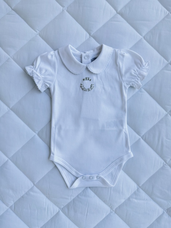 body inicial pima niña blanco