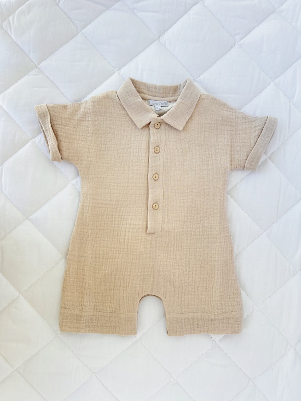 enterito corto beige