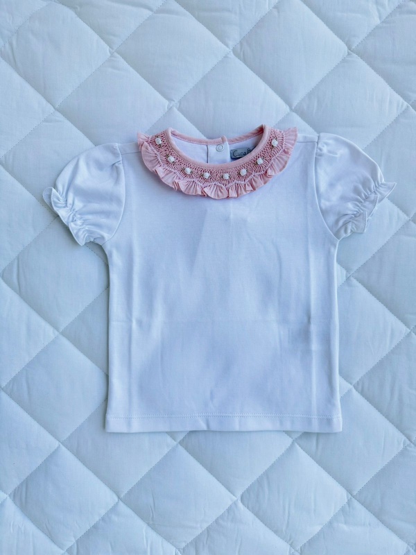 remera cuello volado pima rosa