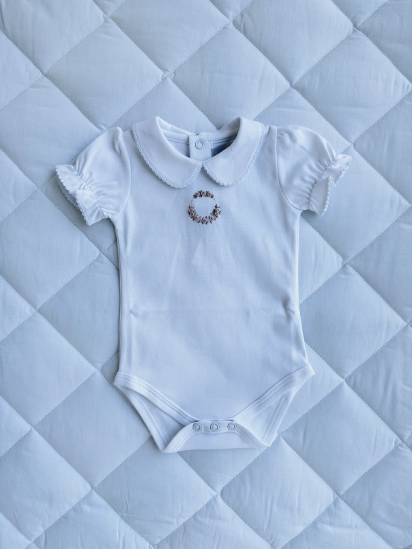 body inicial pima niña rosa