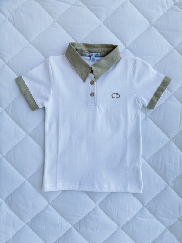 remera camisa pima beige