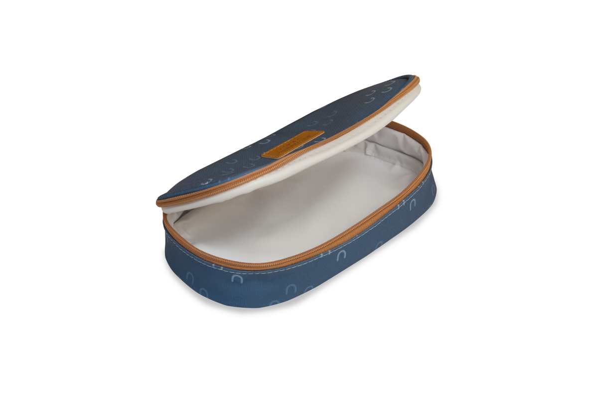 cartuchera kids dinosaurio azul