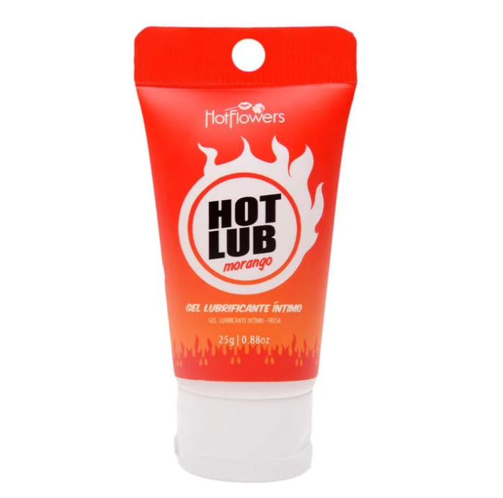 HOT LUB LUBRICANTE SABOR MORANGO 25G