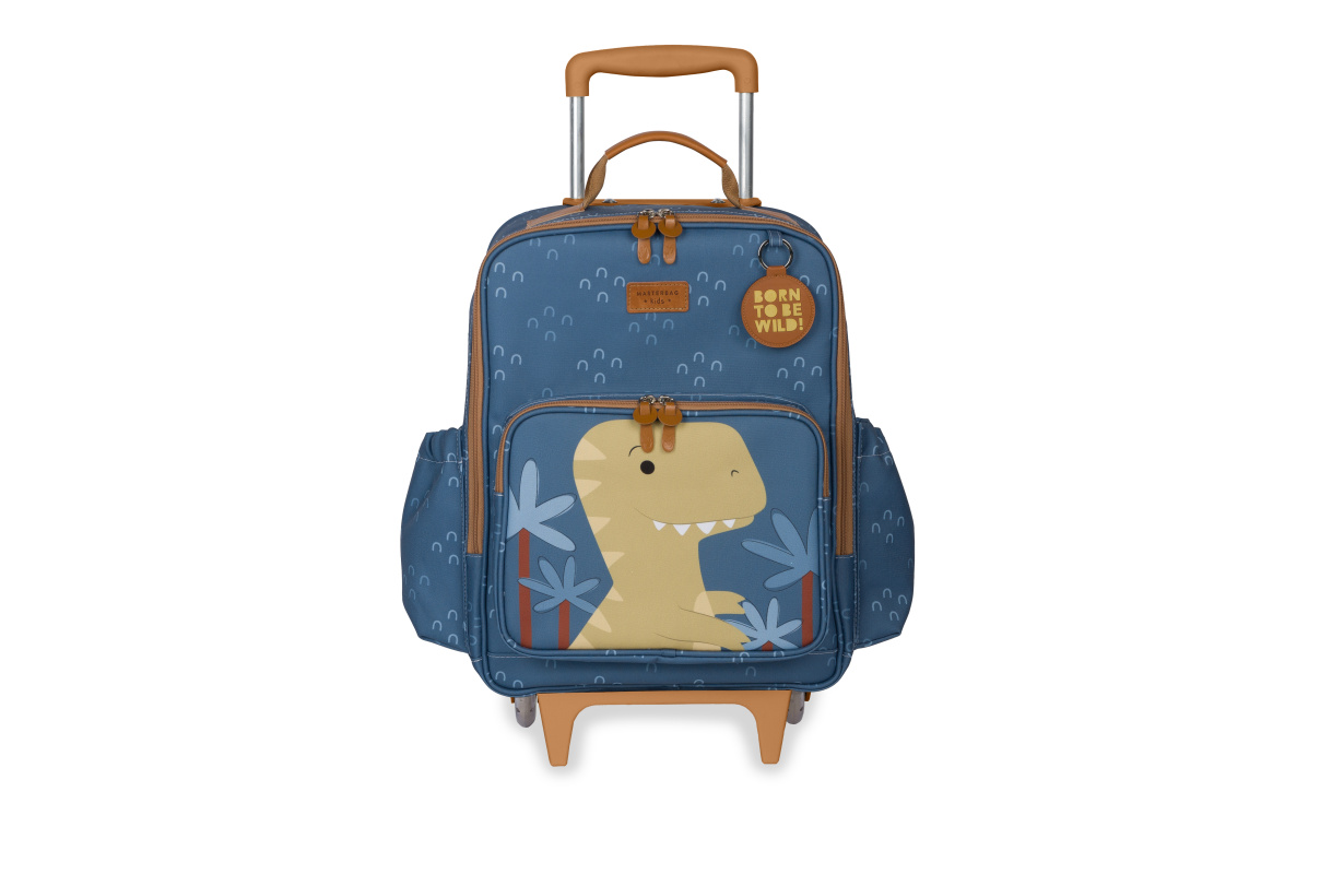 carry on kids dinosaurio azul