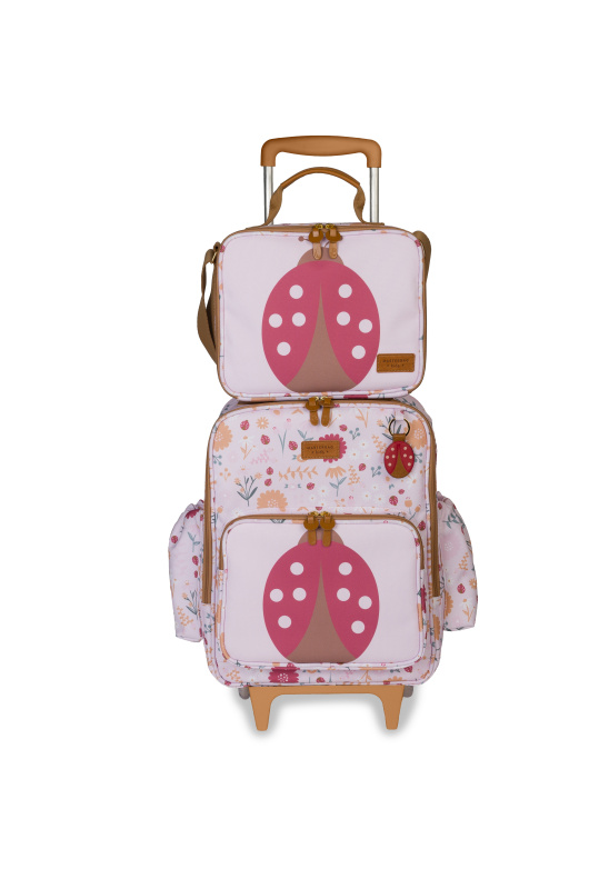 lonchera kids mariquita rosa