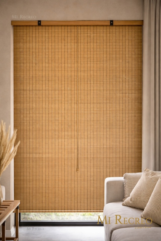 CORTINA DE BAMBU ESTILO TROPICAL