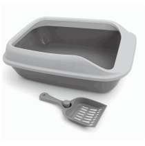 Arenero semi cerrado con pala sanitaria