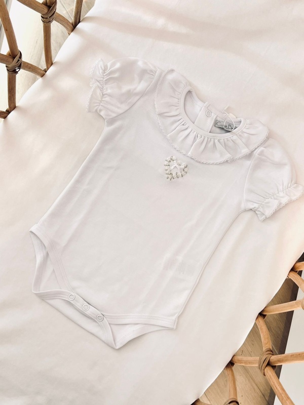 body corazon plumeti blanco